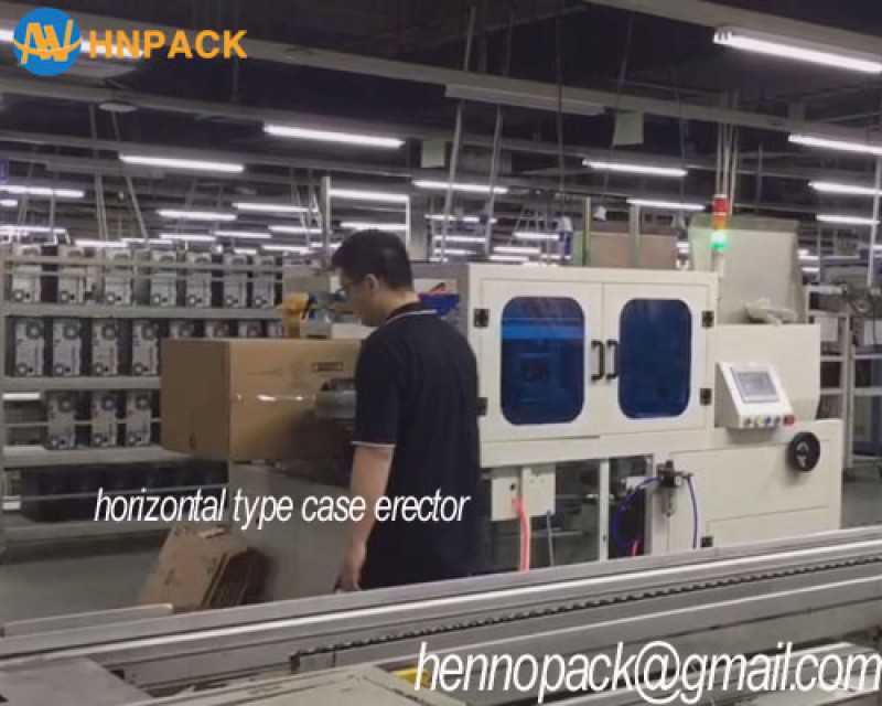 Hennopack High Speed Case Erector Machine - MPK-30K Efficient Packaging Solution